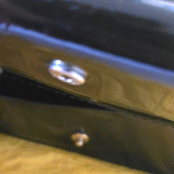 NWOT Burberry Black Leather Key holder/Bills/Cards! Use 4 tag/wristlet/Vintage! - Picture 4 of 7